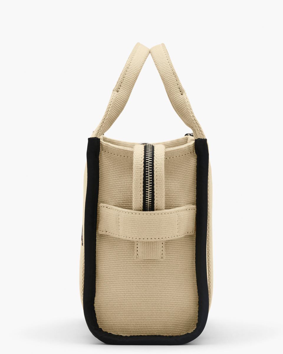 The Tote Bag Marc Jacobs The Jacquard Small Tote Bag Femme Marron | 430NXQZIC
