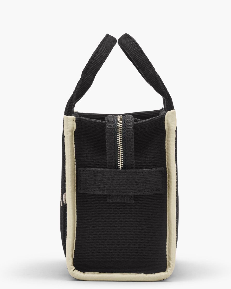 The Tote Bag Marc Jacobs The Jacquard Small Tote Bag Femme Noir | 934AEYRKX