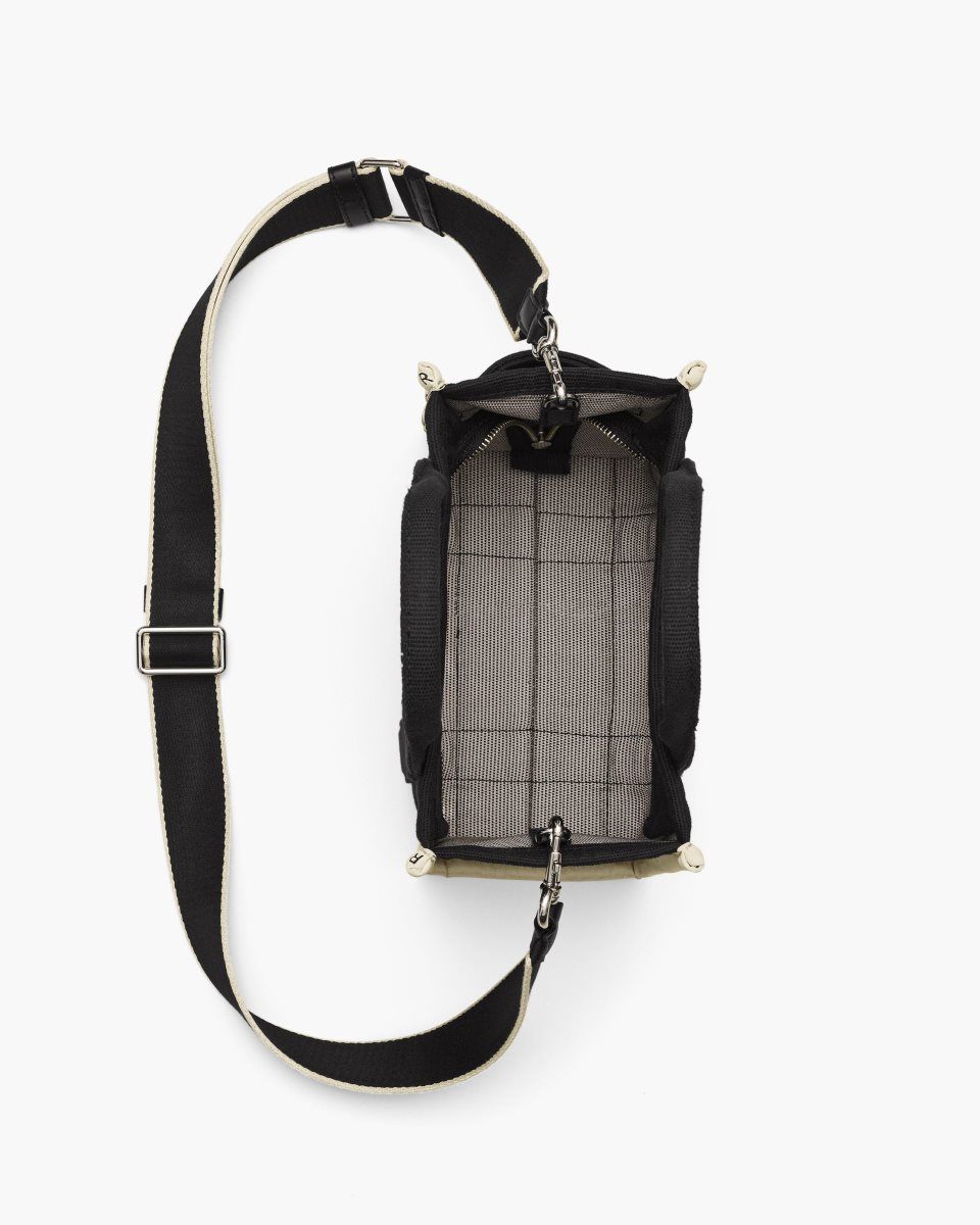 The Tote Bag Marc Jacobs The Jacquard Small Tote Bag Femme Noir | 934AEYRKX
