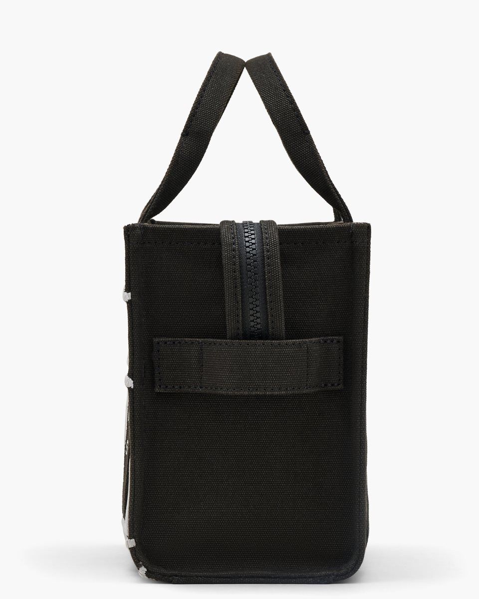 The Tote Bag Marc Jacobs The Star Canvas Small Tote Bag Femme Noir | 419RKOLTP