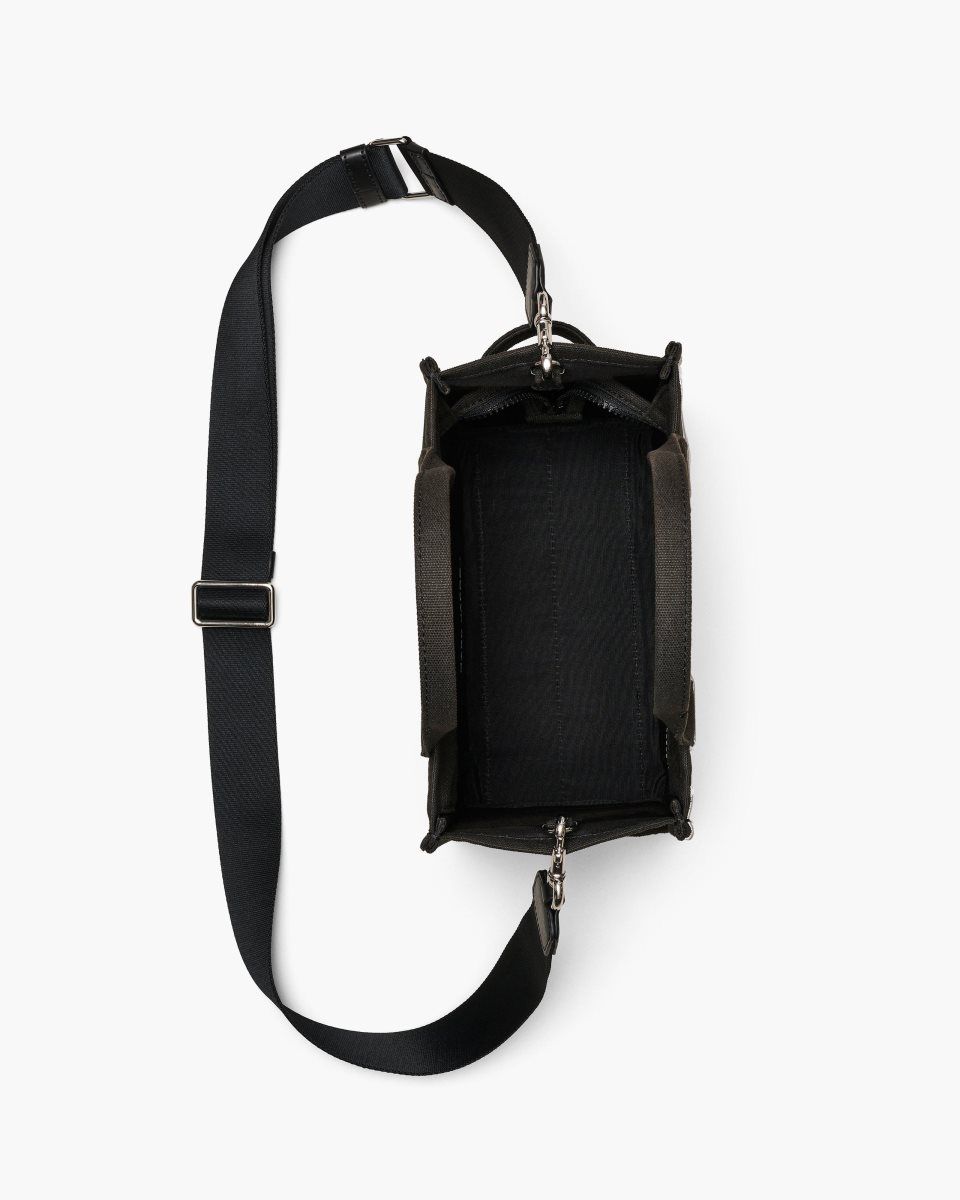 The Tote Bag Marc Jacobs The Star Canvas Small Tote Bag Femme Noir | 419RKOLTP