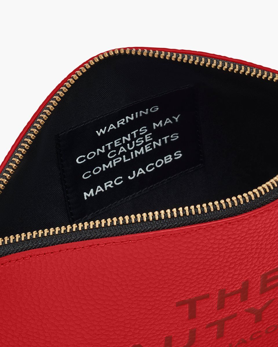 Wristlets Marc Jacobs The Beauty Bag Femme Rouge | 086FHAEUV